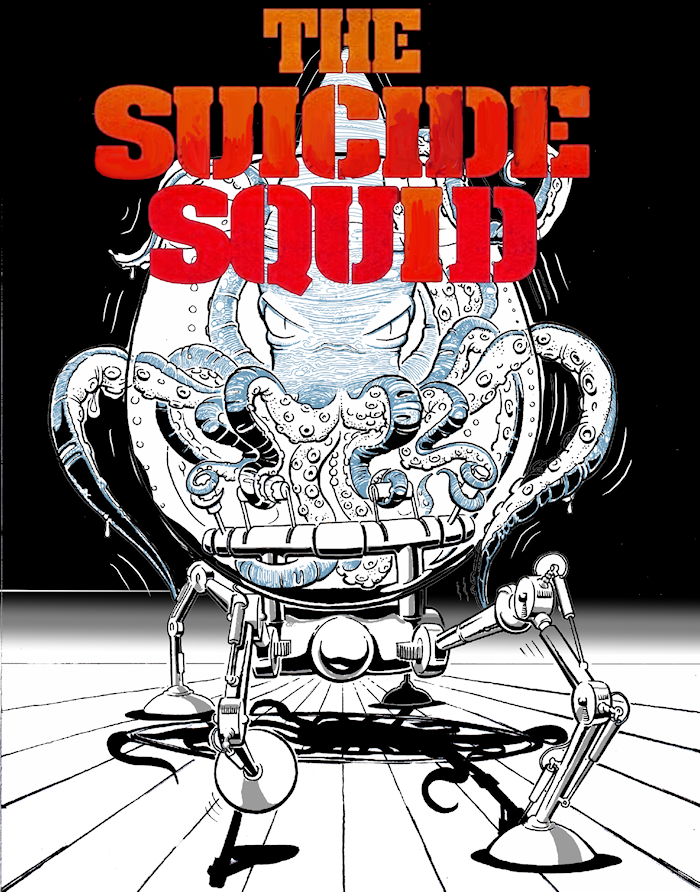 The Suicide Squid logo by Andy Sparrow